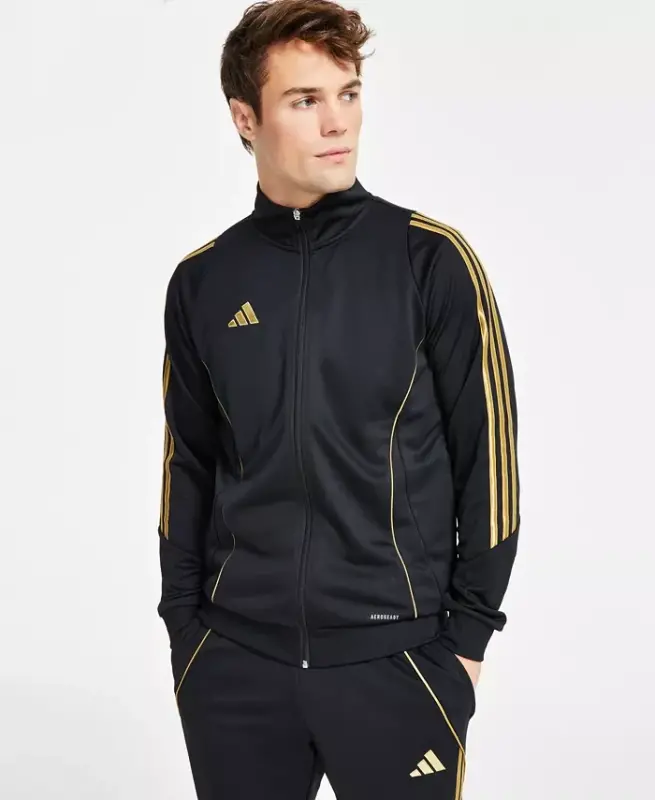 Men's Tiro 24 Slim-Fit Performance 3-Stripes Track Jacket-Black/drfo - 1