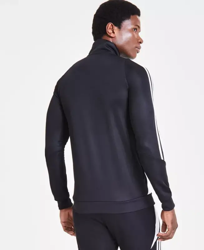 Men's Tiro 24 Slim-Fit Performance 3-Stripes Track Jacket-Black/wht - 2