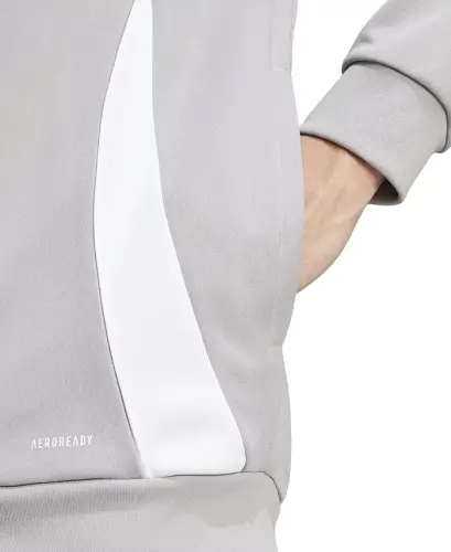 Men's Tiro 24 Slim-Fit Performance 3-Stripes Track Jacket-Mid Grey / Wht - 4