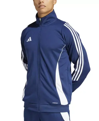 Men's Tiro 24 Slim-Fit Performance 3-Stripes Track Jacket-Team Navy/wht 