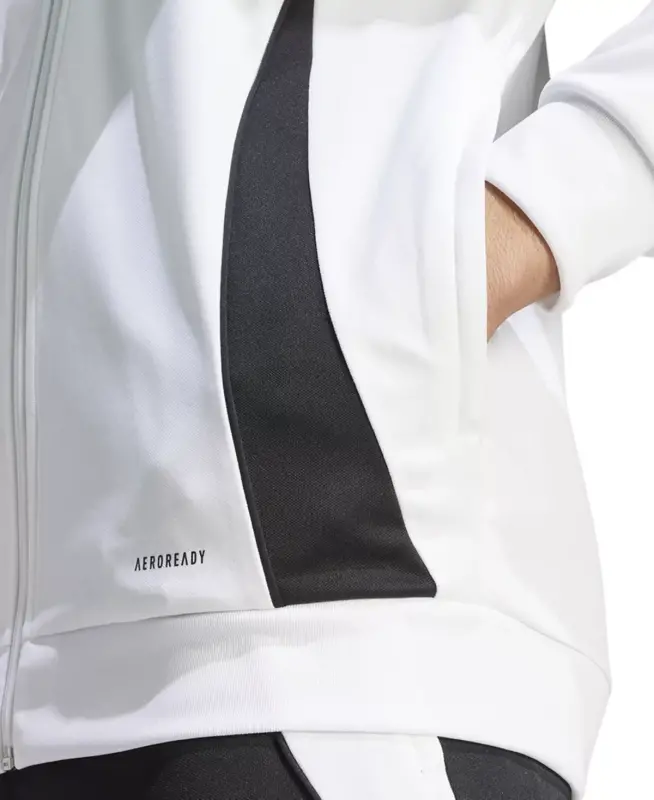 Men's Tiro 24 Slim-Fit Performance 3-Stripes Track Jacket-White/blk - 4