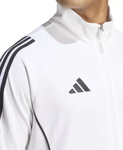 Men's Tiro 24 Slim-Fit Performance 3-Stripes Track Jacket-White/blk - 3