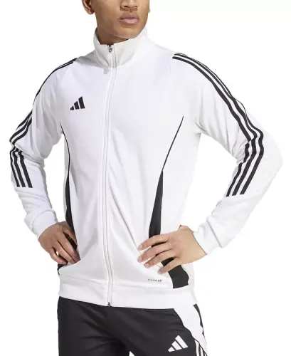 Men's Tiro 24 Slim-Fit Performance 3-Stripes Track Jacket - White/blk - 1