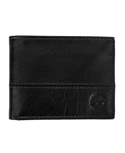 Men's Tonal Commuter Wallet - Black - 1
