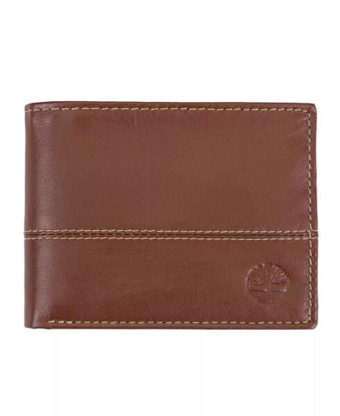 Men's Tonal Commuter Wallet Cognac - 1