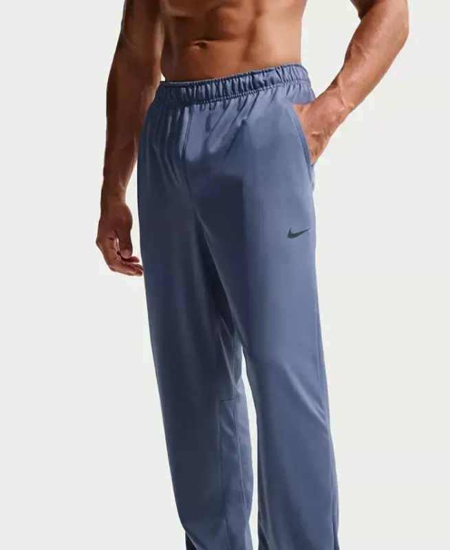 Men's Totality Dri-FIT Open Hem Versatile Pants - Diffused Blue/Black - NIKE