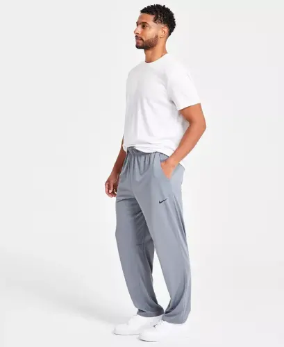Men's Totality Dri-FIT Open Hem Versatile Pants-Smoke Grey/black - 3
