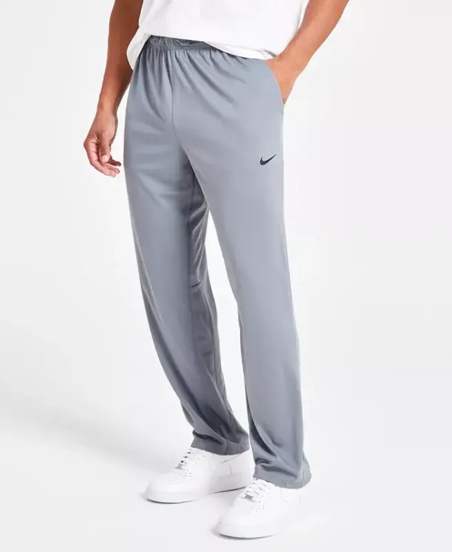 Men's Totality Dri-FIT Open Hem Versatile Pants-Smoke Grey/black - 8