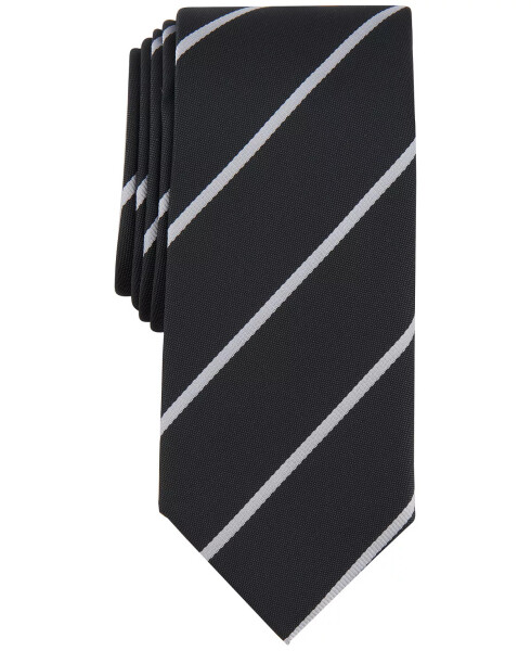 Men's Tracey Stripe Tie, Created for Modazone Black - 1