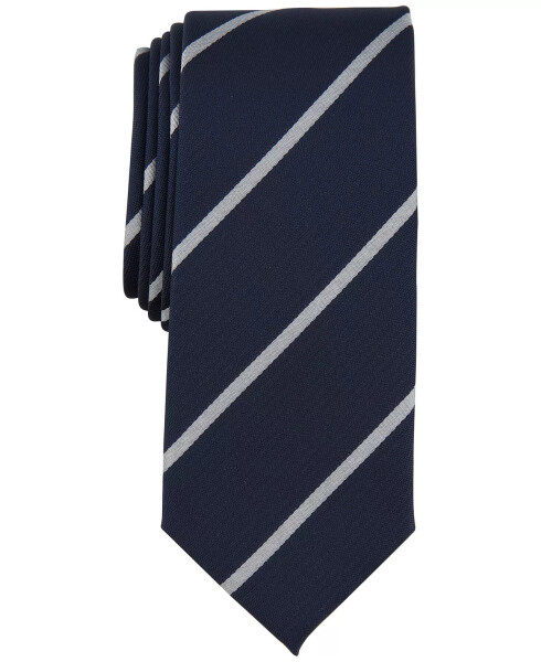 Men's Tracey Stripe Tie, Created for Modazone Navy - 1