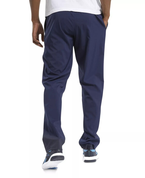 Men's Training Essentials Classic-Fit Moisture-Wicking Drawstring Pants Vector Navy / Wht - 8