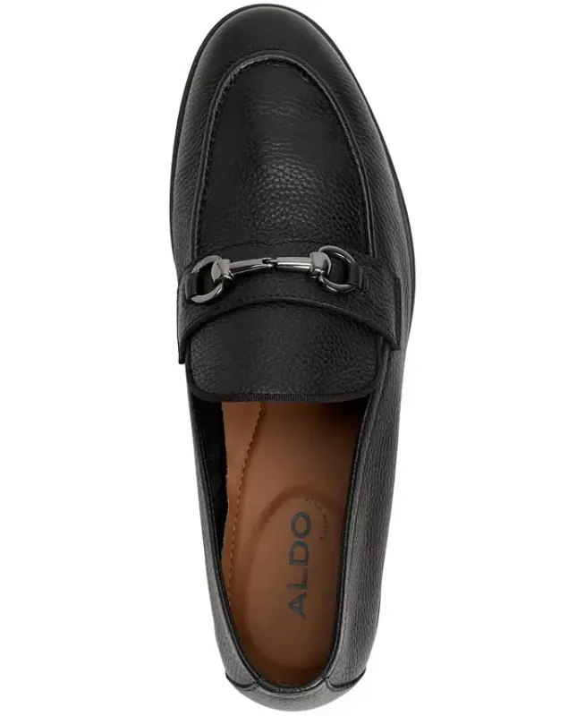 Men's Traveler Leather Bit Loafer-Black - 2