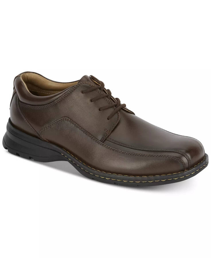 Men's Trustee Leather Oxfords Dark Tan - 10