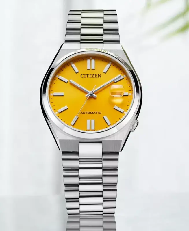 Men's Tsuyosa Automatic Stainless Steel Bracelet Watch 40mm-Silver-tone - 6