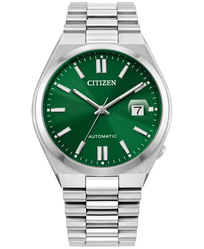 Men's Tsuyosa Automatic Stainless Steel Bracelet Watch 40mm-Silver-tone - CITIZEN