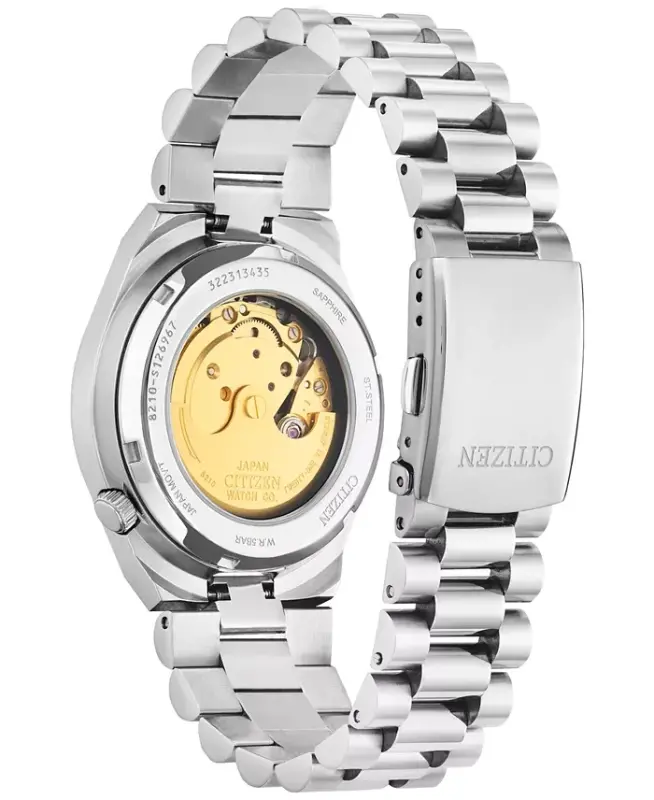 Men's Tsuyosa Automatic Stainless Steel Bracelet Watch 40mm-Silver-tone - 3