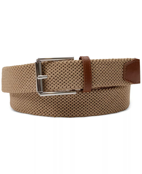 Men's Tubular Stretch Belt Khaki - 1