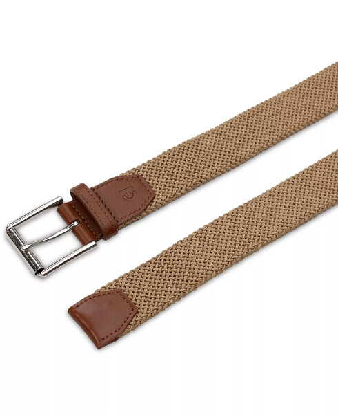 Men's Tubular Stretch Belt Khaki - 3