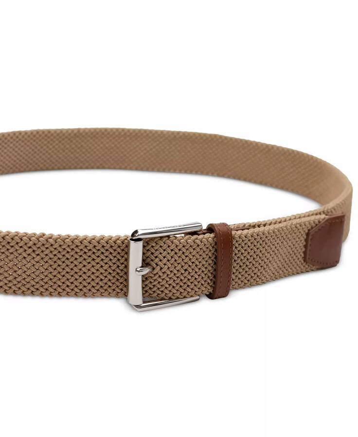 Men's Tubular Stretch Belt Khaki - 4