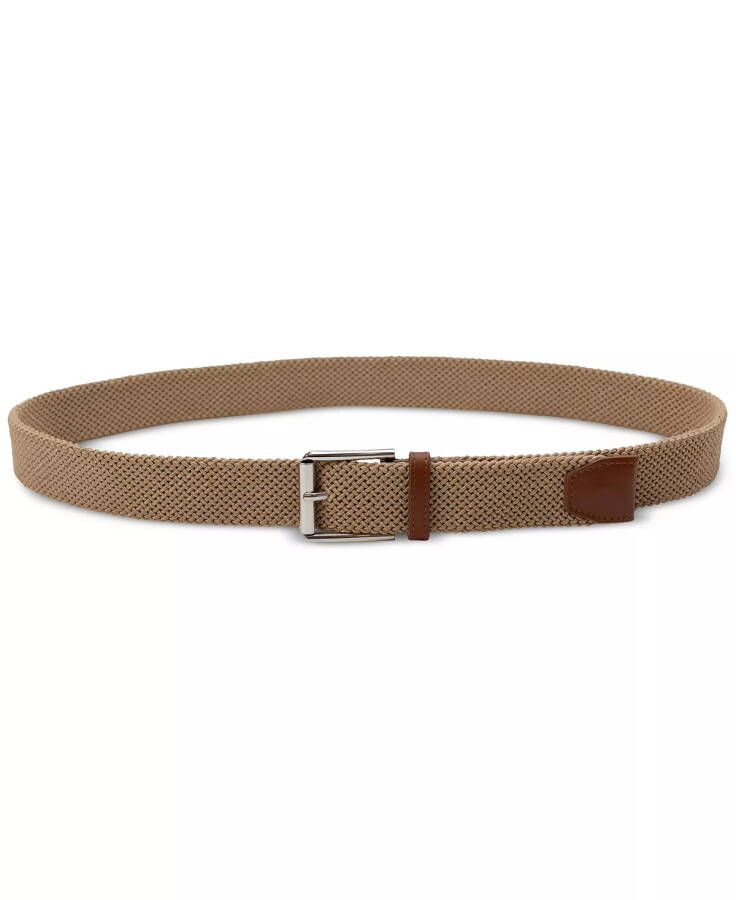 Men's Tubular Stretch Belt Khaki - 6