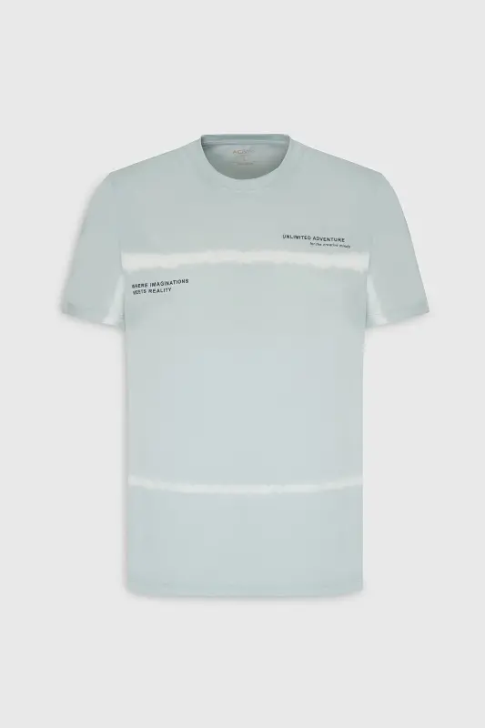 Men's Turquoise Standard Fit Regular Cut 100% Cotton - 3
