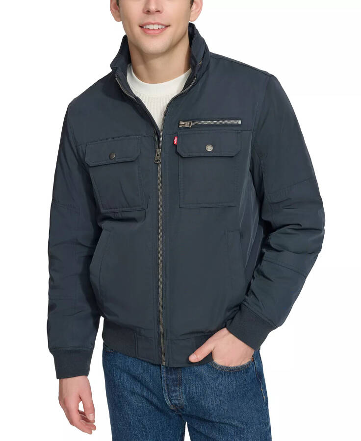 Men's Twill Stand-Collar Jacket - 1