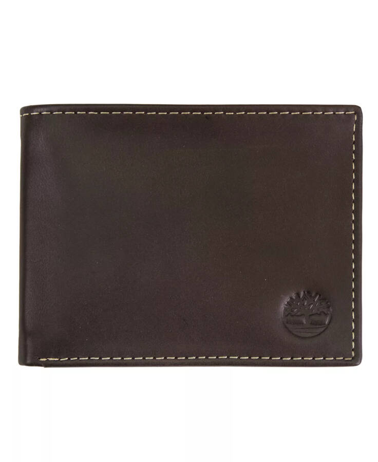 Men's Two-Tone Commuter Wallet Brown - 1