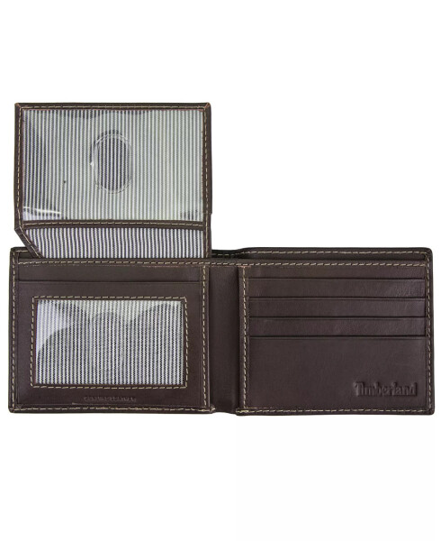 Men's Two-Tone Commuter Wallet Brown - 4