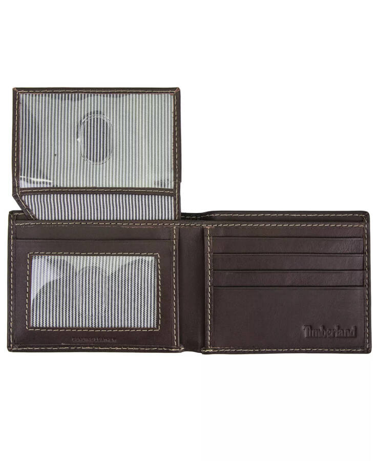 Men's Two-Tone Commuter Wallet Brown - 4