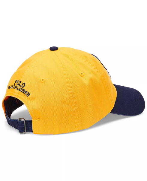 Men's Two-Tone Twill Ball Cap Yellow - 2