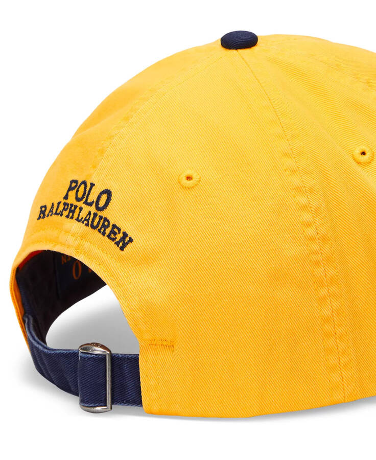 Men's Two-Tone Twill Ball Cap Yellow - 3