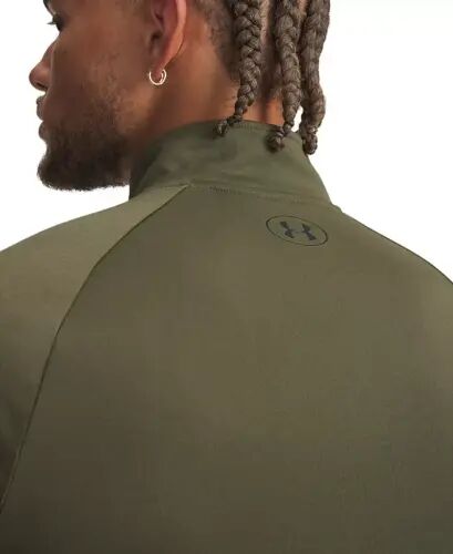 Men's UA Tech Half-Zip Pullover-Od Green / Blk - 5
