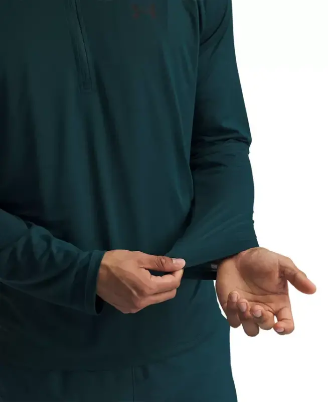 Men's UA Tech Half-Zip Pullover Sweatshirt - Arden Green / / Black - 3