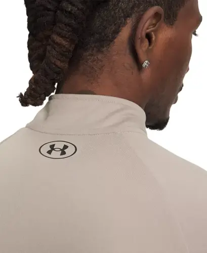 Men's UA Tech Half-Zip Pullover Sweatshirt - Buck - 3