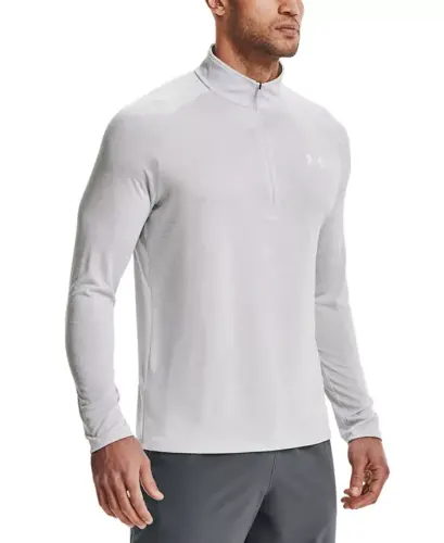 Men's UA Tech Half-Zip Pullover Sweatshirt - Halo - 1