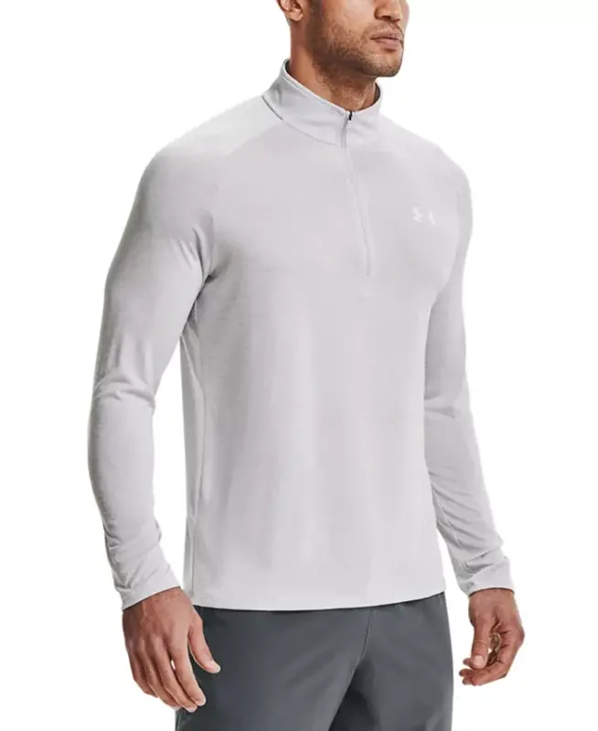 Men's UA Tech Half-Zip Pullover Sweatshirt - Halo - 1