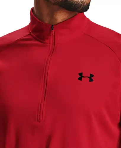 Men's UA Tech Half-Zip Pullover Sweatshirt - Red - UNDER ARMOUR (1)