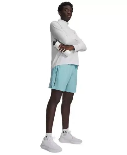Men's UA Tech Space-Dyed Half-Zip Performance Sweatshirt - Distant Gray - UNDER ARMOUR (1)