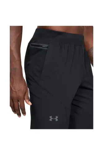 Men's UA Unstoppable Slim Fit Track Pants 1352027-001-Black - 4
