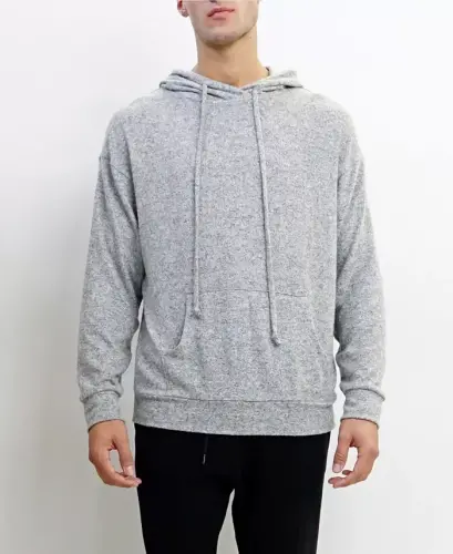 Men's Ultra Soft Lightweight Long-Sleeve Hoodie - 1