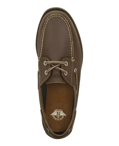 Men's Vargas Casual Boat Shoes-Rust - 3