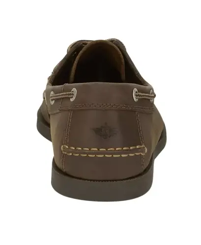 Men's Vargas Casual Boat Shoes-Rust - 4