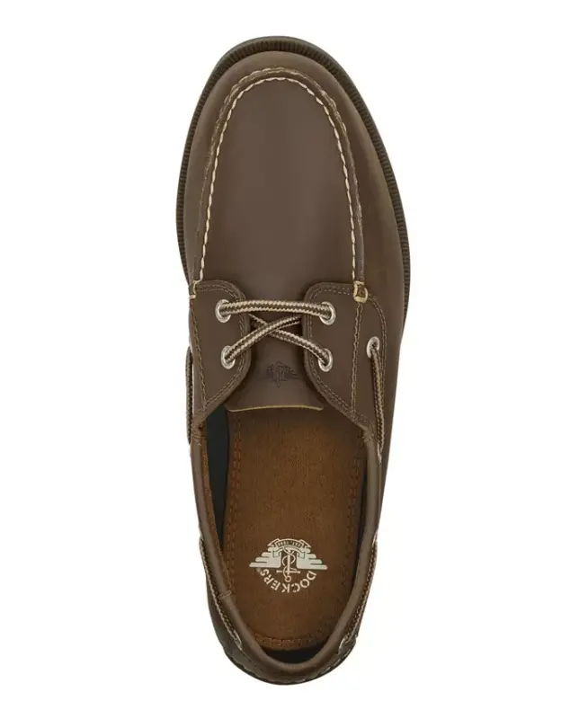 Men's Vargas Casual Boat Shoes-Rust - 3