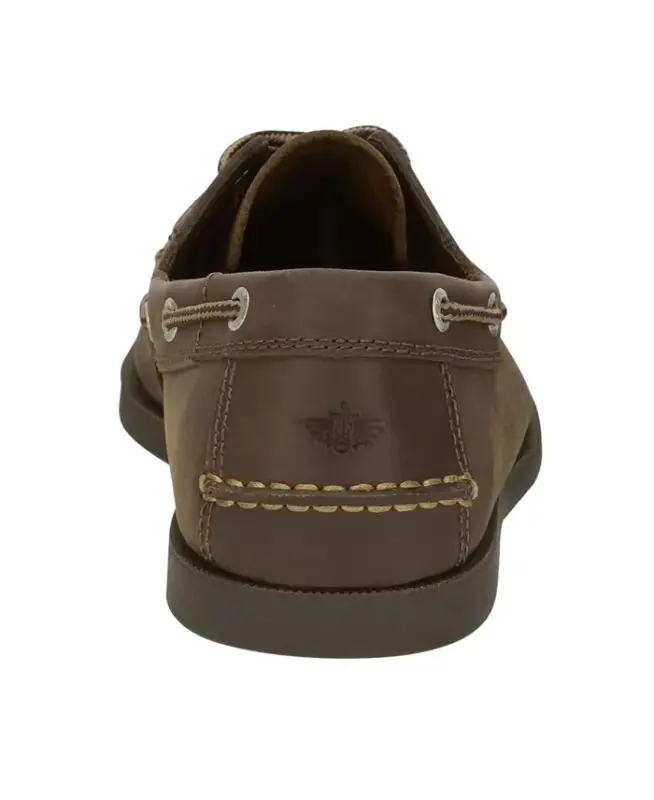 Men's Vargas Casual Boat Shoes-Rust - 4