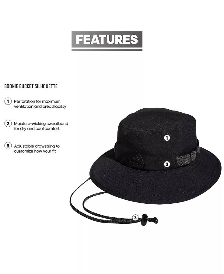 Men's Victory Bucket Hat Black - 18