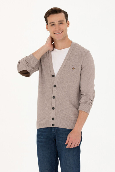 Men's Vizon Melange Knit Cardigan - 1