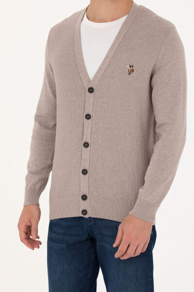 Men's Vizon Melange Knit Cardigan - 6