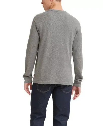 Men's Waffle Knit Thermal Long Sleeve T-Shirt - Chisel Gray - LEVI'S (1)