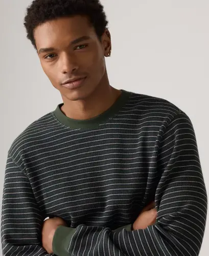 Men's Waffle Knit Thermal Long Sleeve T-Shirt - Stripe Duffel Bag - LEVI'S (1)