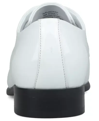 Men's Walkerr Lace-Up Dress Shoes, Exclusively at Modazone - White Linen - 3